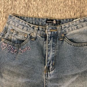 Embroidered jeans!